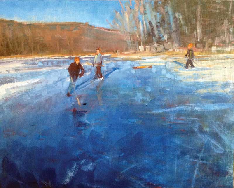 The Joy of Pond Hockey Maine Boats Homes & Harbors