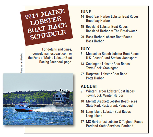 2014 Maine Lobster Boat Race Schedule Maine Boats Homes & Harbors