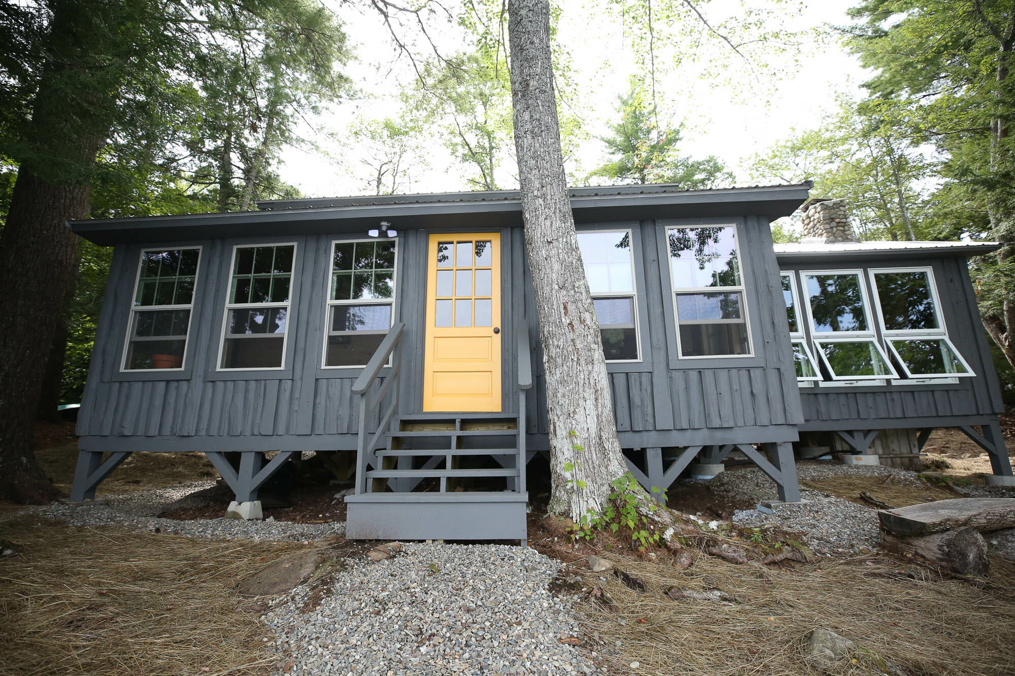 711 Cabin With A Stream Running Through It Maine Cabin Masters