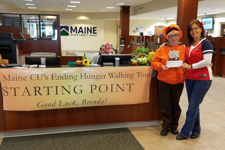 Ending Hunger Walking and Awareness Tour Continues Maine Credit Union