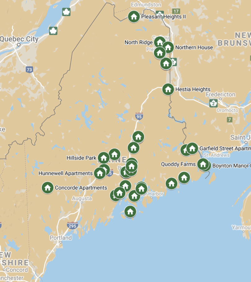 Maine Development Associates Housing throughout Maine