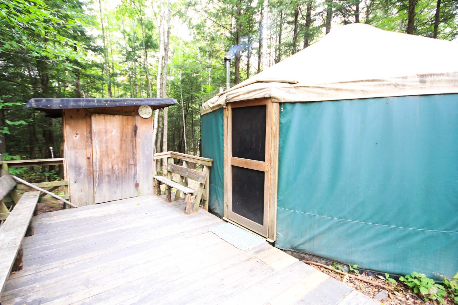 Hemlock Ridge Yurt Maine Forest Yurts Durham Maine