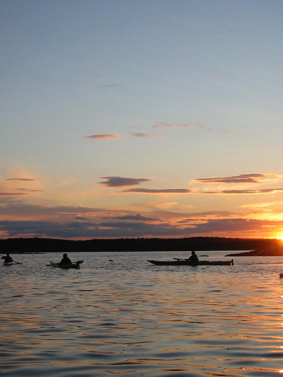 Pemaquid Harbor Sunset Trip Maine Kayak
