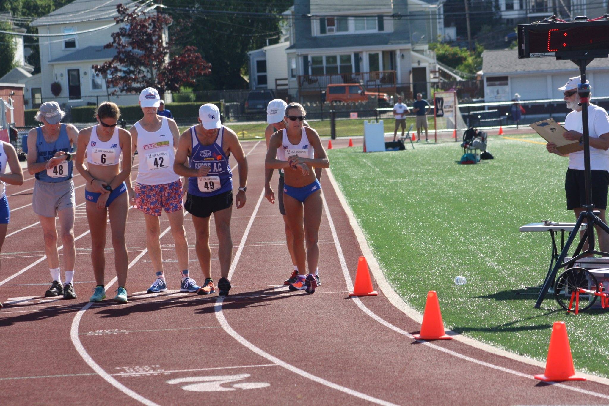 USATF National OneHour Race Walk Championships « Maine Running Photos