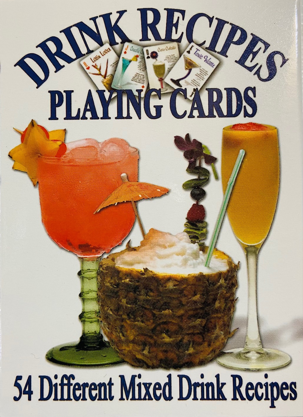 Drink Recipe’s Playing Card Maine Scene Maine Souvenirs and Calendars