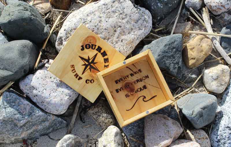 Wooden Surf Wax Box Maine Surf Info