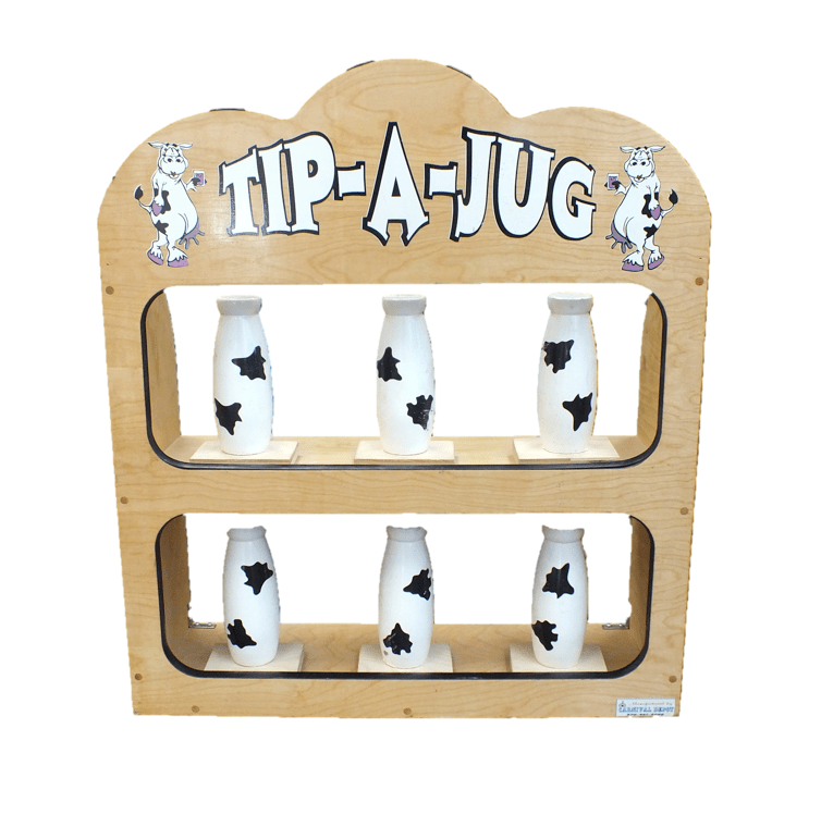 Wooden Tip A Jug Carnival Game Main Event Fun