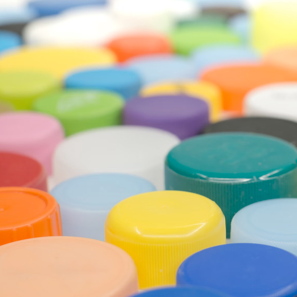 Plastic bottle caps Recycling SHIFT