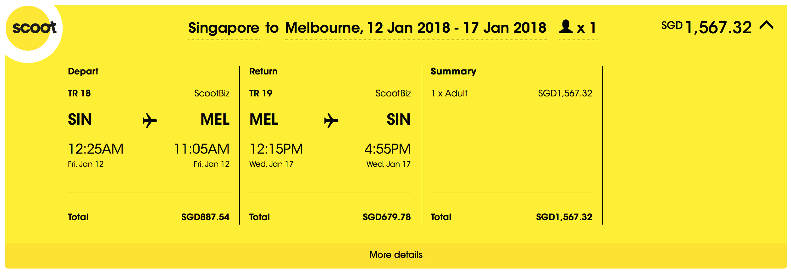 Never use KrisFlyer miles to redeem Scoot flights Mainly Miles