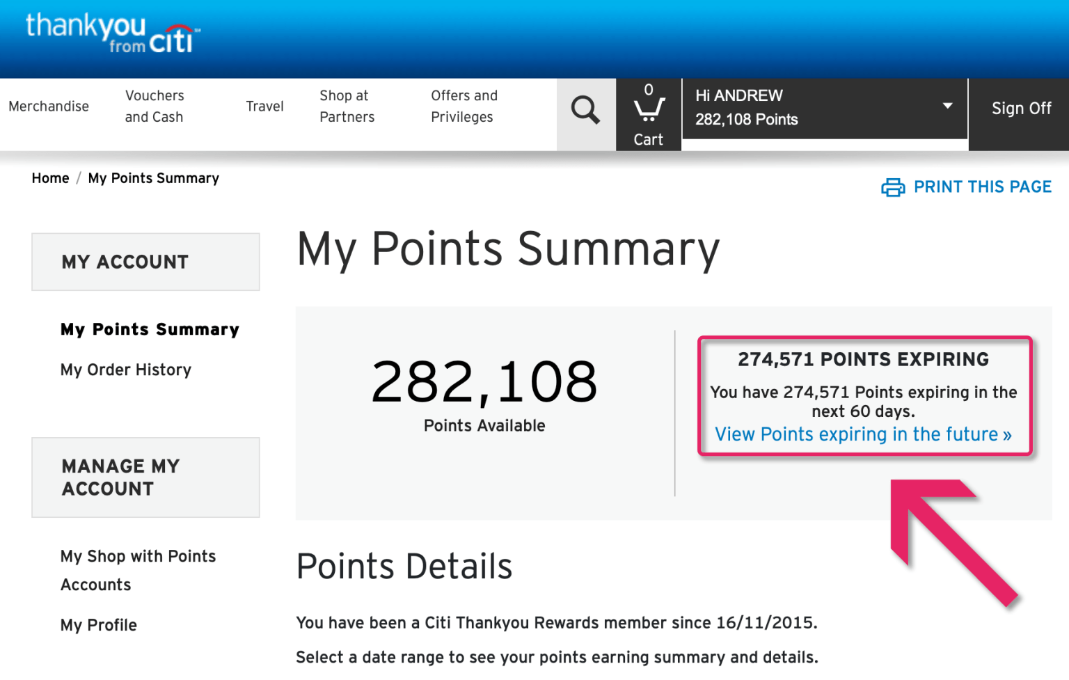 Beware of the unusual Citi Rewards points expiry policy Mainly Miles