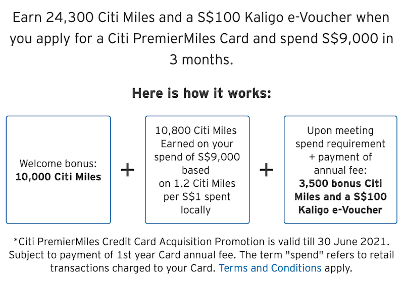 Citi extends PremierMiles 34,200 miles signup bonus to 30 June