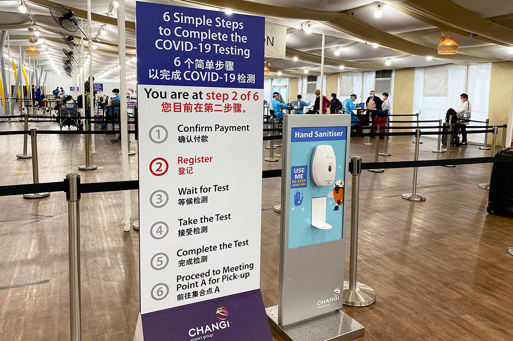 Singapore VTL onarrival PCR test changing to postarrival ART method