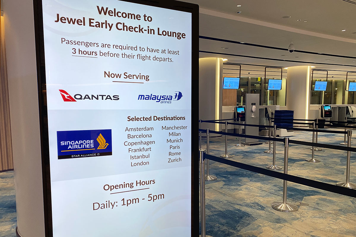 Qatar Airways joins Jewel early checkin at Changi Airport Mainly Miles