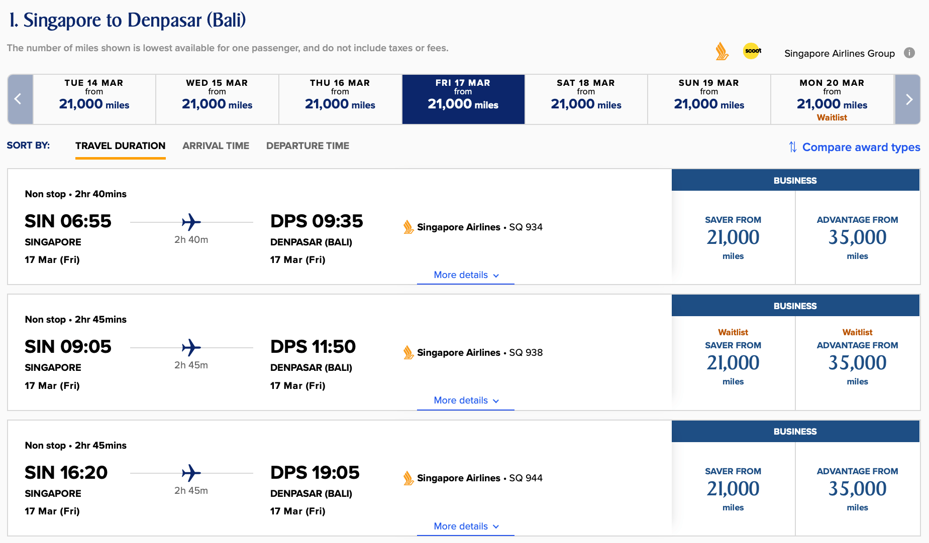 Singapore Airlines boosts Bali flights to five times daily Mainly Miles