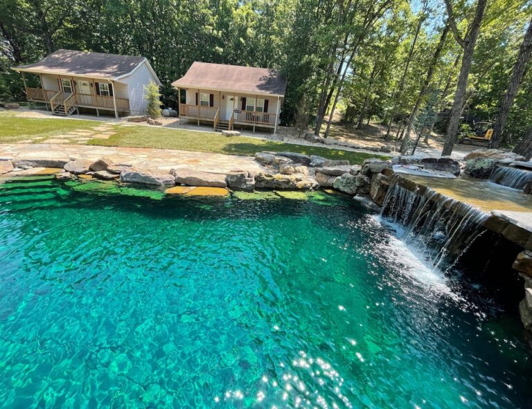 This Charming Cabin In Branson Comes With Its Own Waterfall Swimming