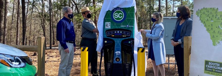 New Electric Vehicle Charging Stations Now Available at Three SC State