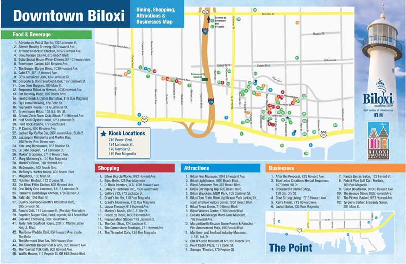 Downtown Businesses Main Street Biloxi