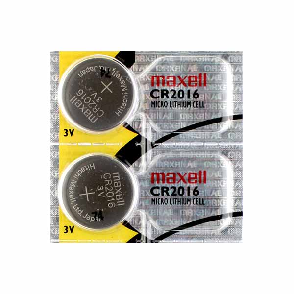 2 x Maxell 2016 Watch Batteries, 3V Lithium CR2016 Battery Shoptictoc