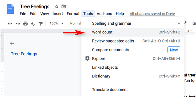 Como sempre exibir a contagem de palavras no Google Docs Mais Geek