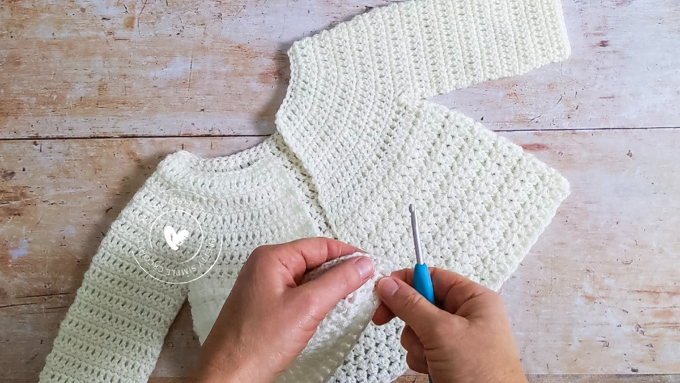 Crochet Baby Cardigan Pattern (The Ella Cardie) Maisie and Ruth