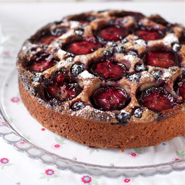 Gluten free plum cake recipe by Hannah Miles