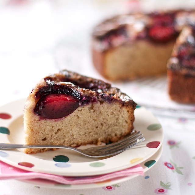 Gluten free plum cake recipe by Hannah Miles