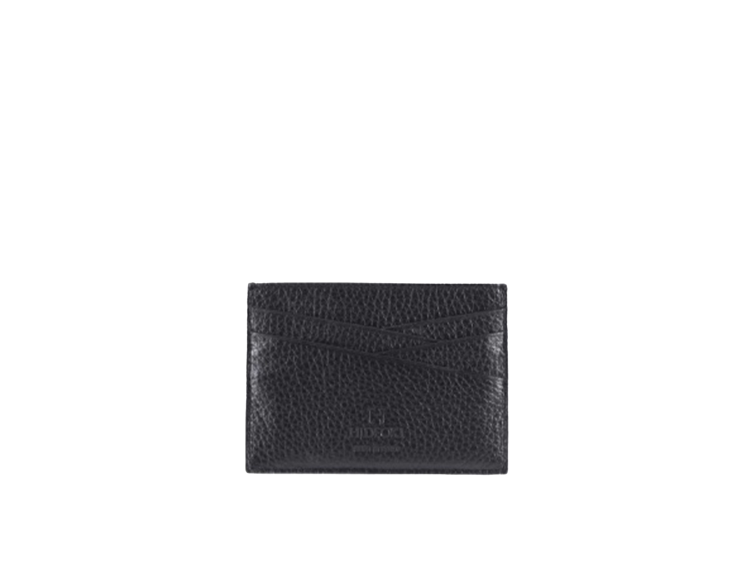 Black Leather Card Case