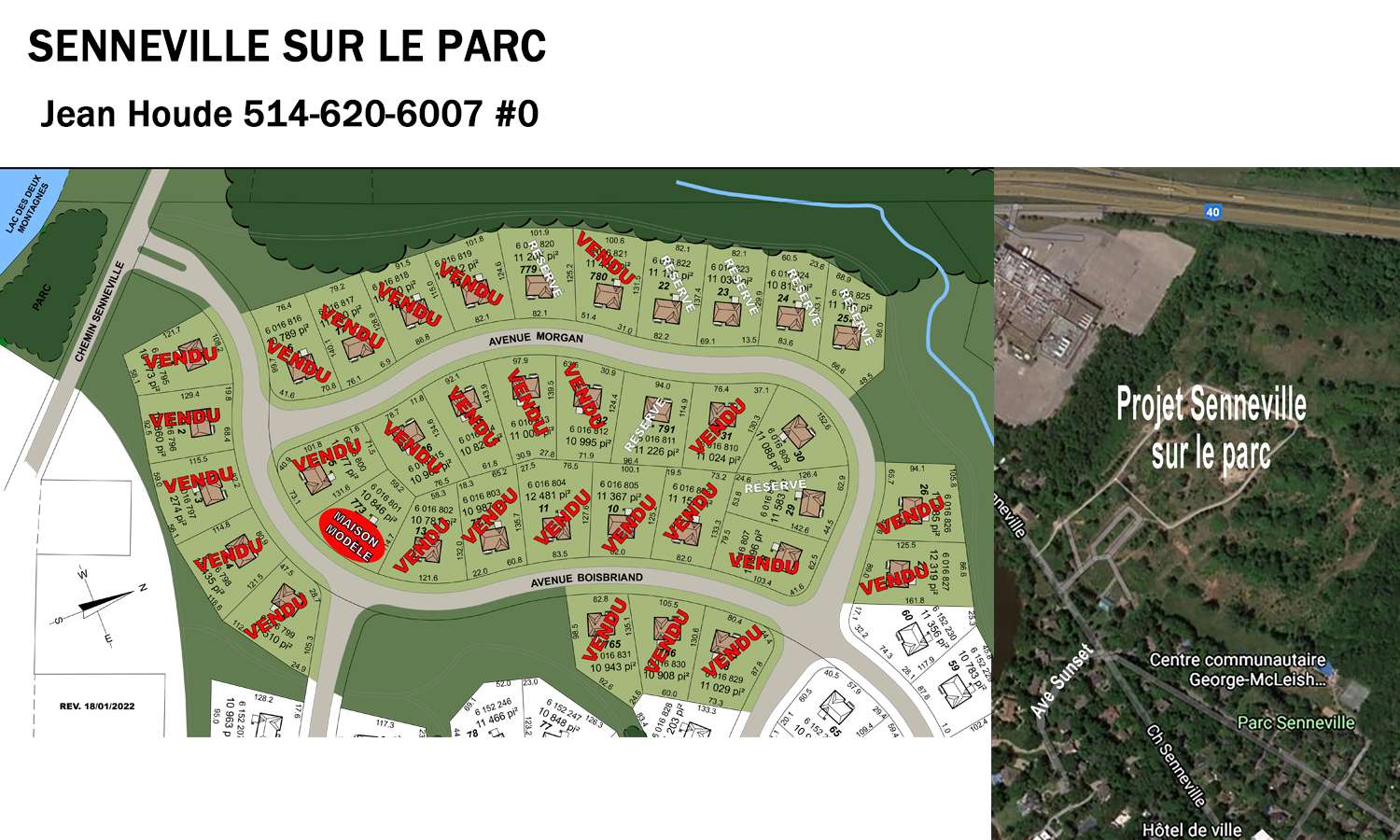 Senneville sur le parc Maison Houde