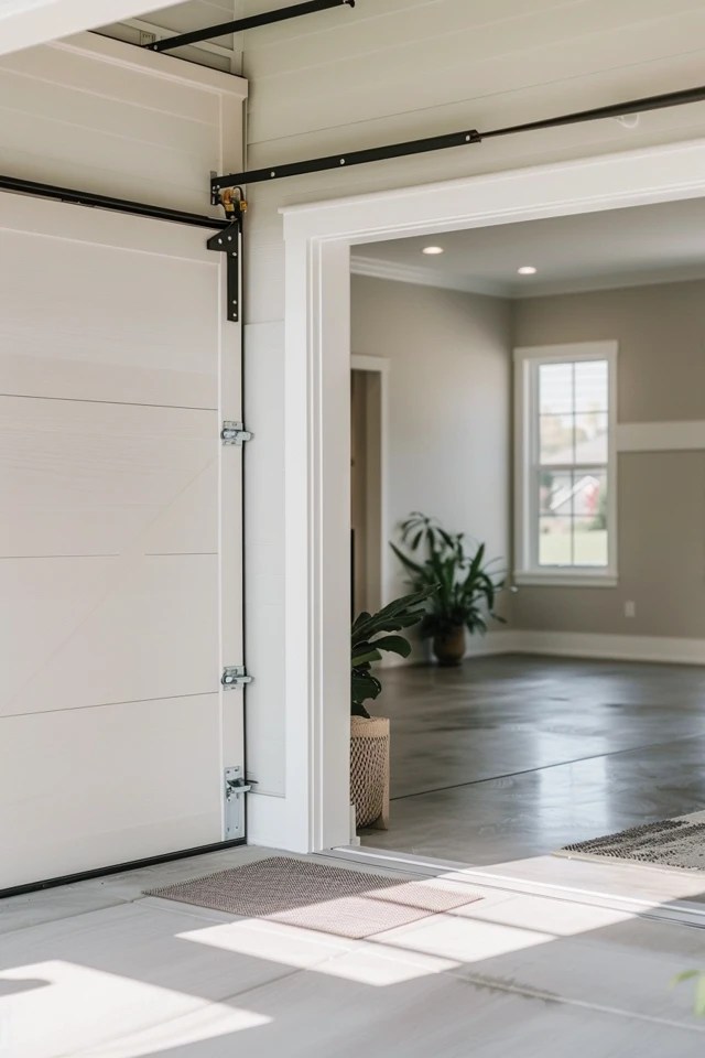 Creative Ideas for Closing In Garage Door Spaces