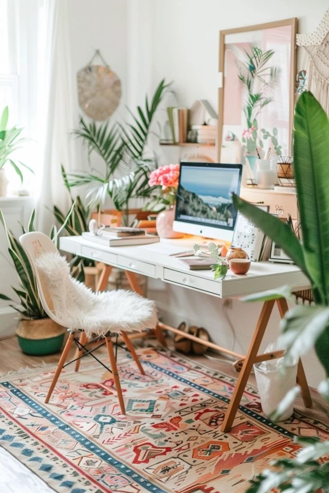 Chic Boho Office Decor Ideas to Inspire Creativity