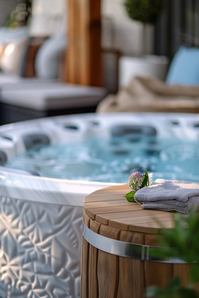 Hot Tub Side Table Ideas for Ultimate Relaxation