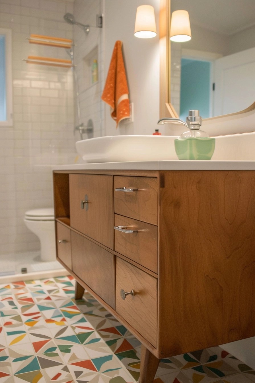 Mid Century Bathroom Retro Chic Design Ideas