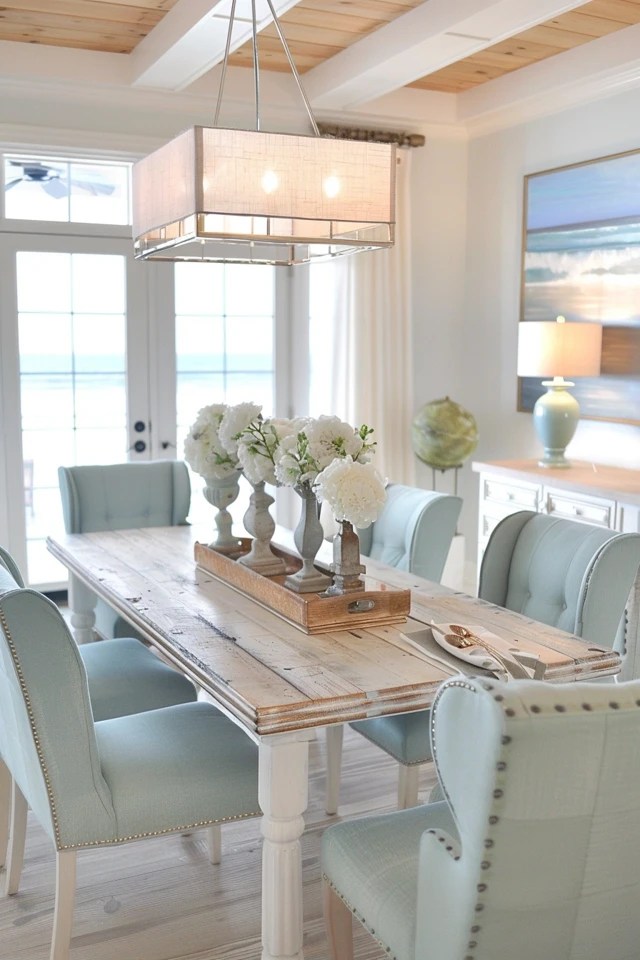 Coastal Dining Room Inspiration & Decor Ideas