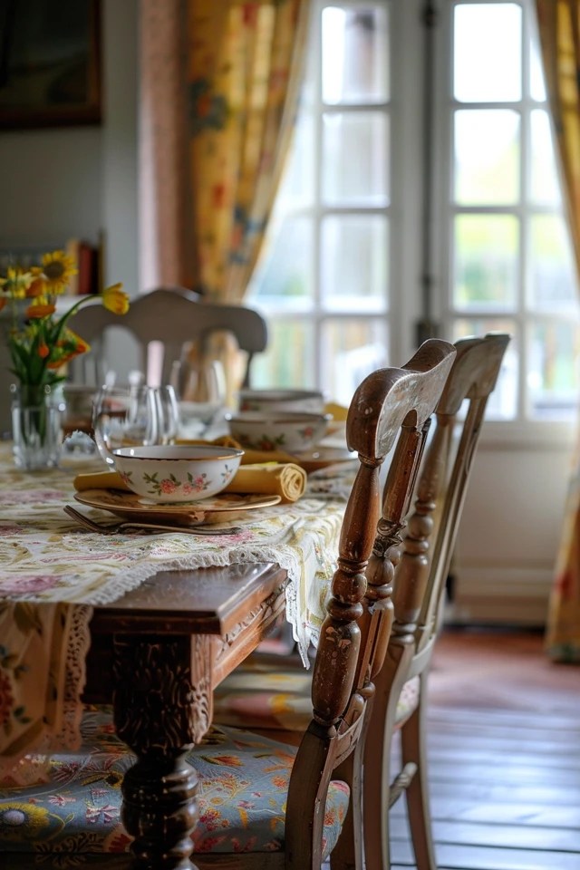 Charming Country French Dining Rooms Decorating Ideas