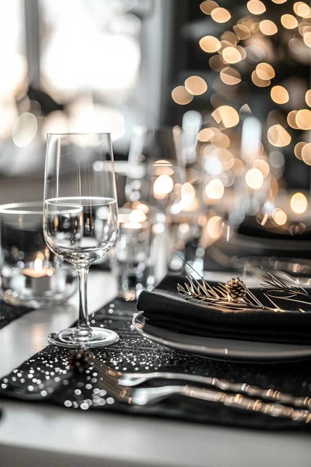 Black and Silver Table Decoration Ideas & Tips