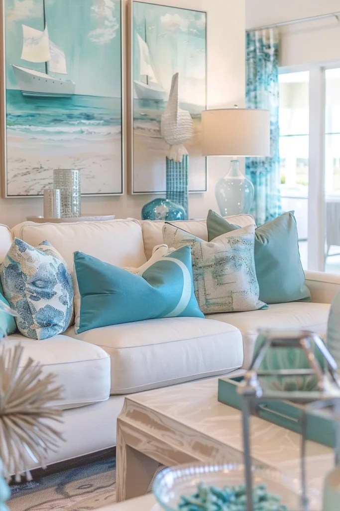 Soothing Coastal Living Rooms Decor Tips & Ideas