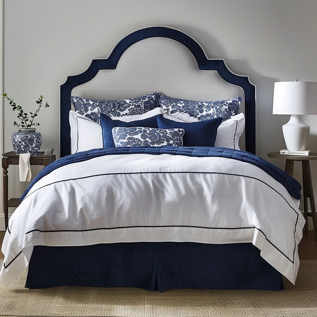 Navy Blue Headboard Bedroom Ideas Chic Transformations