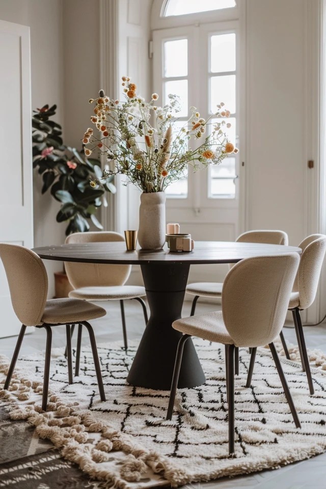 Round Dining Table Rug Ideas to Transform Your Space