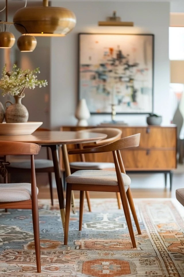 Mid Century Dining Room Inspiration & Tips