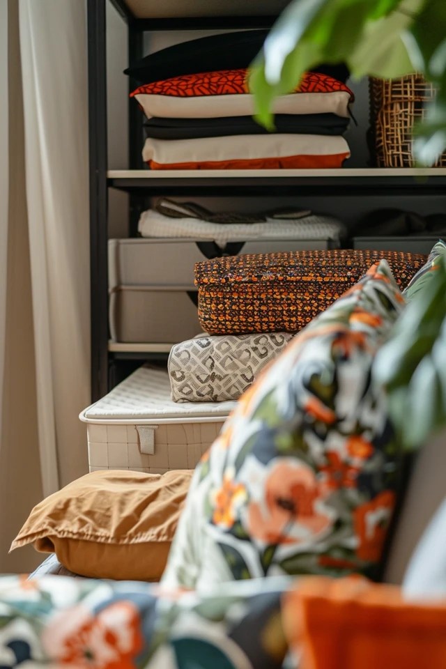 SpaceSaving Fabric Storage Ideas for Tiny Rooms