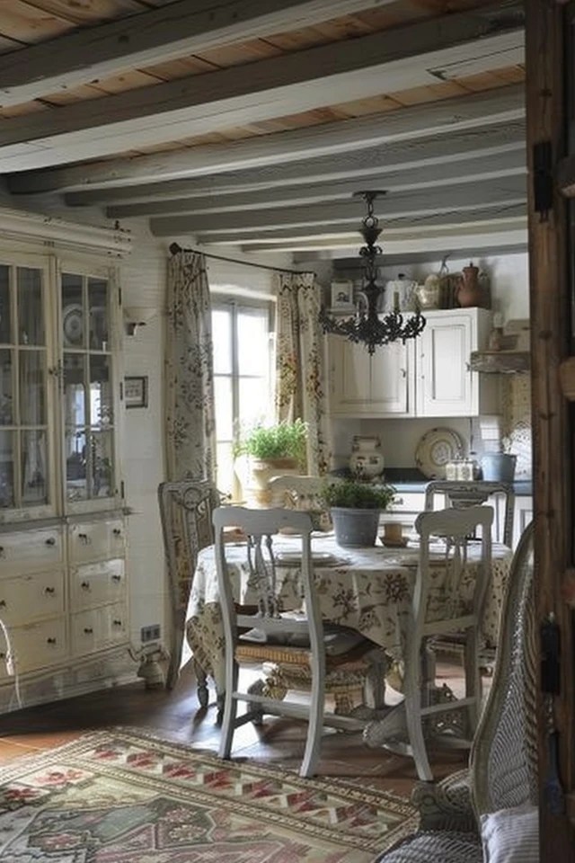 Charming Country French Dining Rooms Decorating Ideas