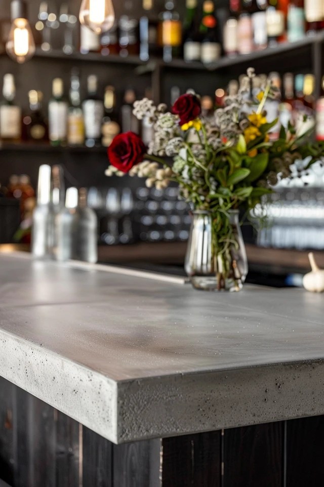 Creative Concrete Bar Top Ideas for Your Home