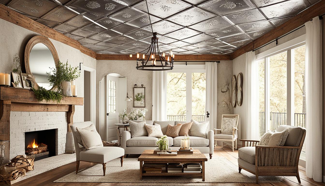 Rustic Tin Ceiling Ideas for Cozy Home Charm