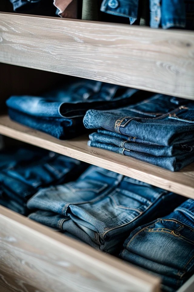 How To Organize Jeans In A Drawer Efficient Folding Methods