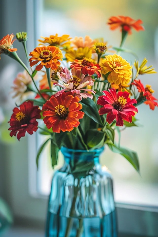 How To Cut Zinnias For A Vase Fresh Flower Arrangement