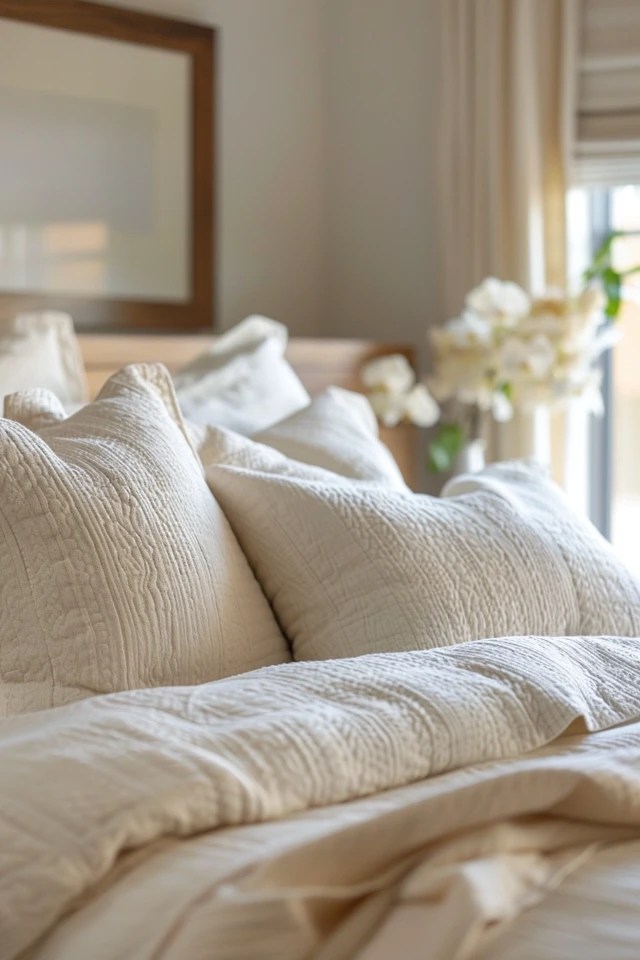 How To Layer Bedding Like Pottery Barn Luxury Bed Styling