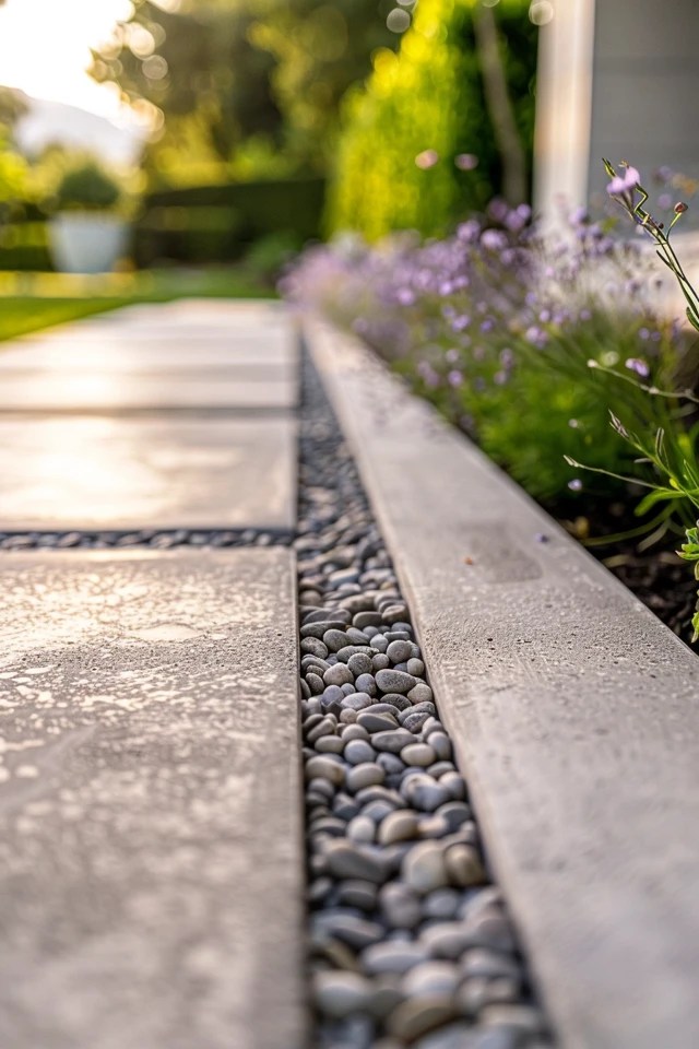 Creative Concrete Patio Border Ideas for Your Yard