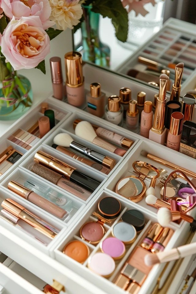 Compact Beauty Makeup Storage Ideas for Small Spaces