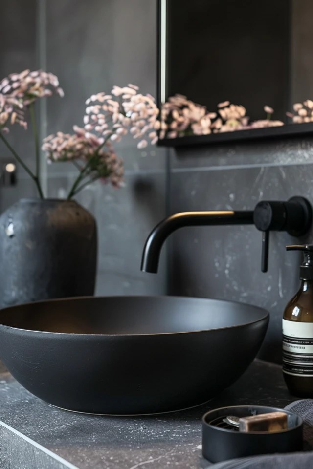 Chic Gray and Black Bathroom Ideas to Inspire