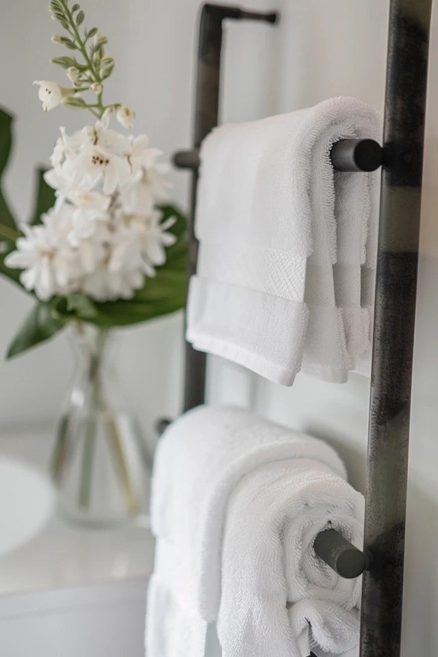 Creative Towel Rack Decor Ideas for Bathrooms